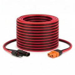 25FT 10AWG Solar Panel XT60i Extension Cable Adapter Connector for Power Station