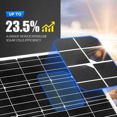 400W Solar Panel 12V Mono Solar Panel Module for RV Boat Rooftop Garden PV Panel