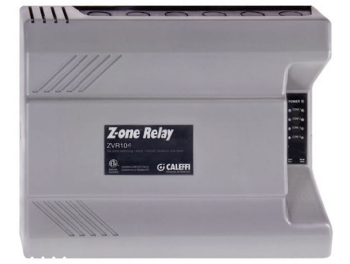 Caleffi ZVR104 – Z-one Relay (four zone)