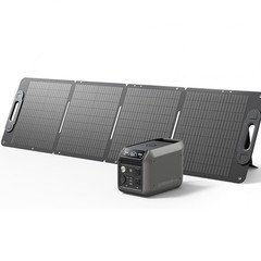 Dabbsson 600W Portable Power Station Solar Generator Foldable Solar Panel 120W