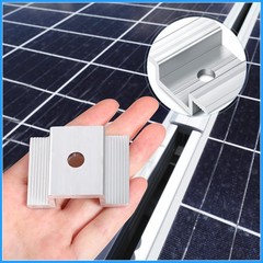 12 Pack Aluminium Solar Panel Mounting Brackets Solar Panel Clamp Kit 1.06