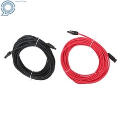 4mm² 20M Solar Wire Black+Red UV Resistant Cable with M4 Connector Kit