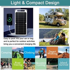 Ultra-Light Mini 5V 6W Solar Panel for Phones & Lanterns – Waterproof & Durable