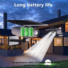 Solar Garden Light, with Induction Triggered Lighting Rainstorm Waterproof
