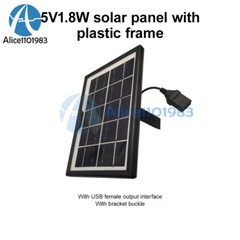 5V 1.8W 360mA Solar Power Charger Charging Panel Boards Battery Charger Kit