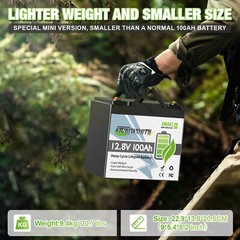 36V 100Ah Lithium Battery LiFePO4 Bluetooth BMS 3 Group 12V 100Ah for RV Marine