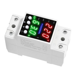 Automatic Voltage Protector with Dual LCD Display and Current Control Relay