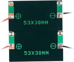 10Pcs Mini Solar Panels 5V 30mA for DIY Solar Projects & Educational Use