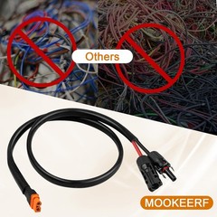 10AWG Solar Panel XT60i Extension Cable 15FT – Flame Retardant Adapter Connector