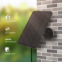 4W Solar Panel for Blink Outdoor 4 Camera, Solar Panel with USB-C Port, Rubber