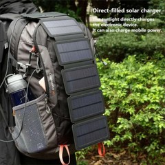 Foldable portable solar panel5V1AUSB output device high power output campingtool