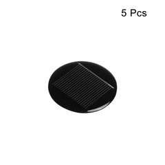Mini Solar Panel Cell 0.5V 270mA 0.135W 45mm for DIY Project 5Pcs