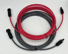 12 AWG Paired Black+Red PC Solar Panel wire PV Connector