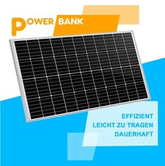 PFCTART 100W 12V Solar Panel High Efficiency Monocrystalline Module RV Boat Home