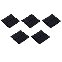 Mini Solar Cell Panel 3V 210mA 0.63W 70mm x 70mm 5pcs
