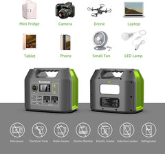 300W Solar Generator, 296Wh Portable Power Station for Camping & RV
