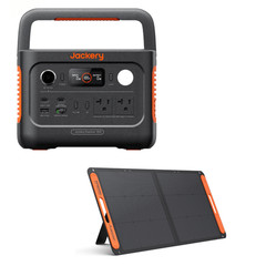 Jackery Explorer 300v2 Portable Power Station + 100W Solar Panel