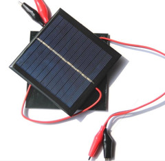 1W 5.5V Solar Panel Polysilicon Cell Module Terminal for Light Toy Battery Power