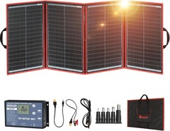 200W Portable Foldable Solar Panel Kit with Charge