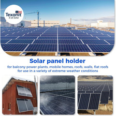 2 Set Adjustable Solar Panel Tilt Mount Brackets Aluminum Alloy Mounting Bracket