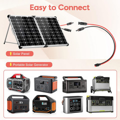 10AWG Solar Panel to Anderson Connector Adapter Extension Cable,1.6FT | Heavy Du