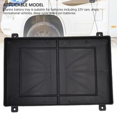 Marine Battery Tray 12V Portable Non Slide Boat Battery Holder With Hold Do LYND