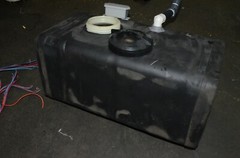 Solar 20 Gallon Water Holding Tank With Float Fixtures RV Off Grid Tiny House