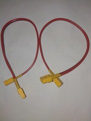 2PCS SILICON OFC Pure Copper 10AWG XT60 FEMALE TO MALE 1 Ft EXTENSION CABLE USA