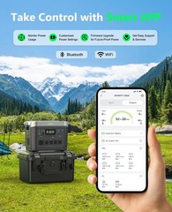 GROWATT INFINITY 2000 Pro Portable Power Station with 200W Solar Panel, 2048W…