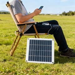 Tall Efficiency 5W12V Polycrystalline Solar Device Panel for Camping Travel