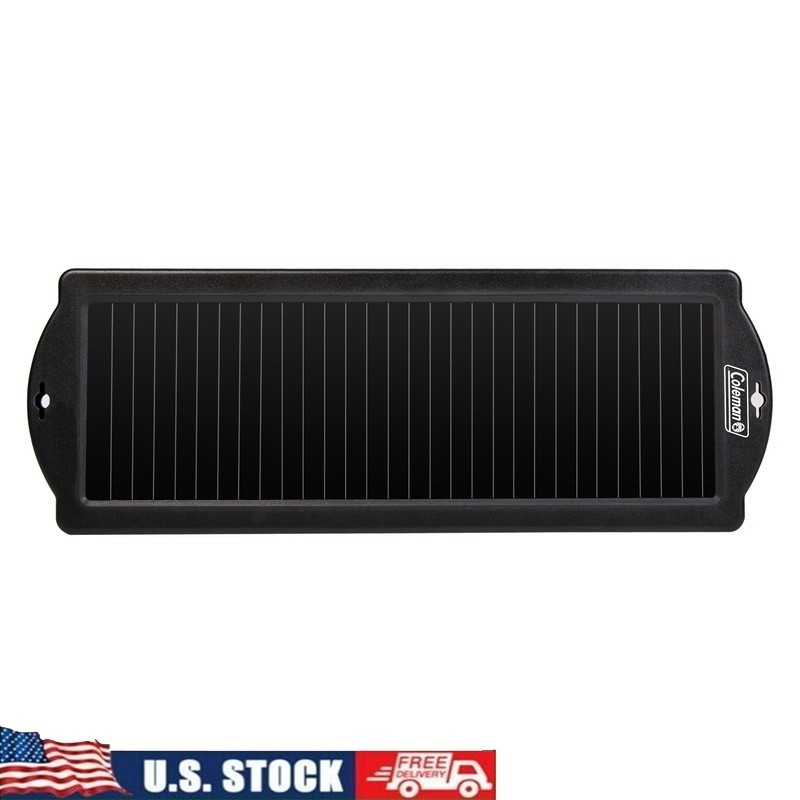 2W Solar Battery Maintainer 12V Trickle Charger Car Boat SUV PWC Portable New