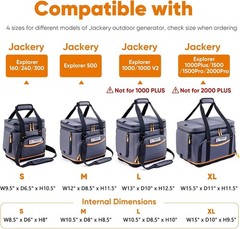 Versatile Double-Layer Case for Jackery Explorer Power Stations – Travel Ready