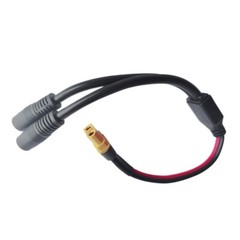 XT60 Female to Two DC8mm DC7909 Connectors Splitter Cable for Solar Panel