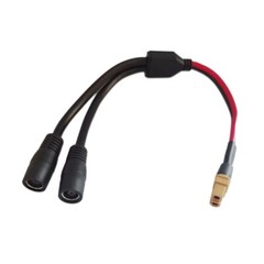 XT60 Female to Two DC8mm DC7909 Connectors Splitter Cable for Solar Panel