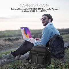Elegant Storage Bag for EF ECOFLOW RIVER 3 – Includes Adjustable Shoulder Strap