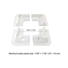 Solar Panel Mounting Brackets Kit 7PCS – Strong Roof Mounts for RVs, Vans, Ca…