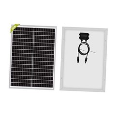 50W Mono Solar Panel 50 Watt Monocrystalline Module with 3ft 50W Single Panel