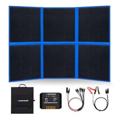 200W Portable Solar Panel, Foldable Solar Panel HPBC Chip, 20A MPPT 200w