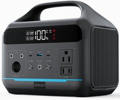 Portable Power Station 600W(1200W Surge) – 288Wh Solar Generator Lifepo4 Battery