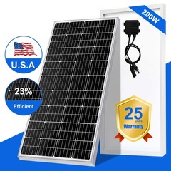 400W 12V Solar Panel Kit Monocrystalline PV Panel for RV House Off-Grid System