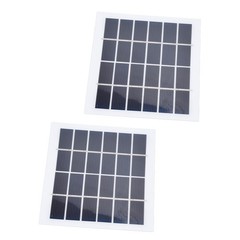 2 Pcs Monocrystalline Solar Plate Lightweight For Indoor And Outdoor Use