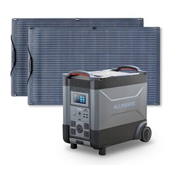 ALLPOWERS R4000 4000W Power Station Generator & 2X 100W Flexible Solar Panels
