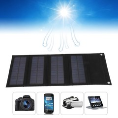 40W 4 Fold Solar Panel Charging Bag Folding Bag Foldable Monocrystalline Solar
