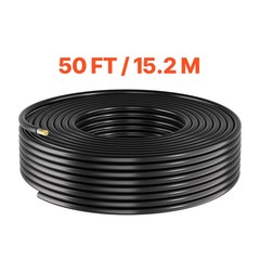 Solar Panel Wire Kit, 50 ft Black and 50 ft Red, 10 AWG (6 mm²) Extension Cable,