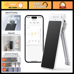 Solar Panel Charger for Curtains – Easy Install, Low Light Charging, Smart Power