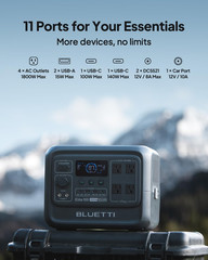 Elite 100 V2 Portable Power Station, 1024Wh LFP Battery Backup W/ 4 1800W AC Por