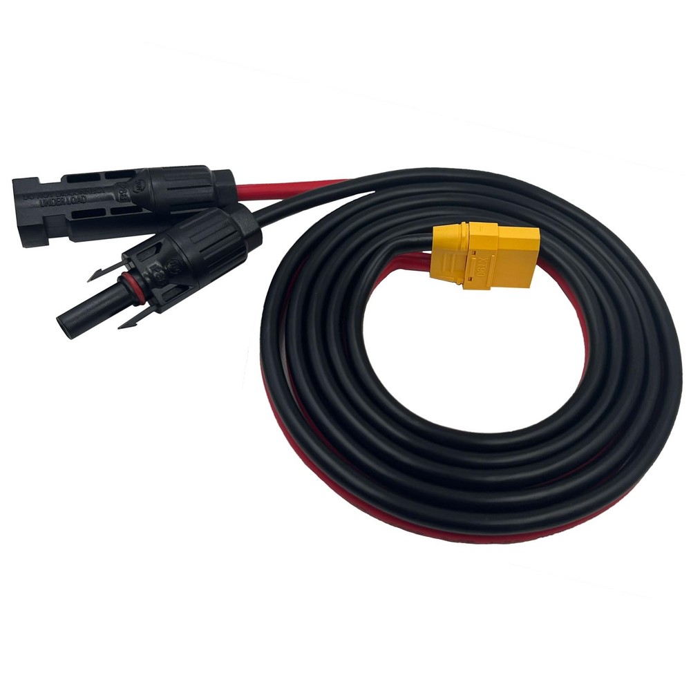 10AWG XT90 to Solar Connector Cable Extension Cable Compatible for Portable P…