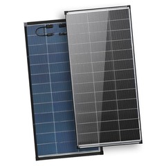 Bifacial 200W Solar Panel N-Type Mono PV Home Roof RV Boat Off-Grid 56.7*26.4in