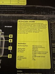 BRAND NEW Ryobi 40V Lithium Battery Inverter Power Station w/ Charging Cable