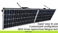 12V 160W Folding solar panel Kit. Easy to use. Suit Lead Acid & Lithium Battery